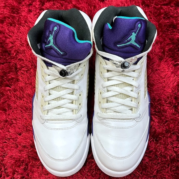 Air Jordan 5 V Grape 2013 136027-108 Purple Charlotte 11 - Picture 5 of 5
